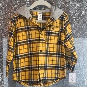 Carters 2T Flannel Button-up Shirt